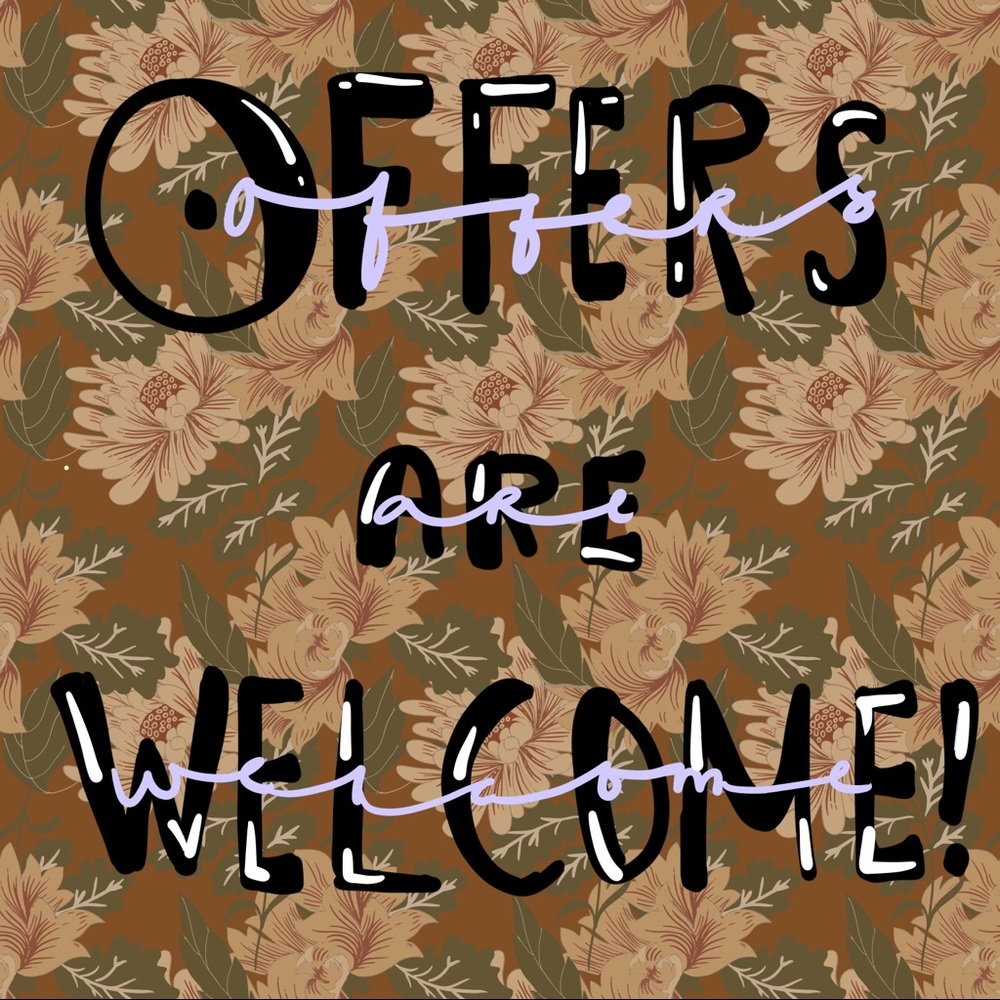 Offers are welcome!!